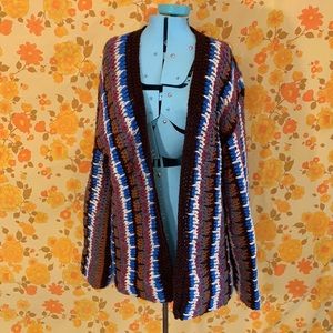 Amazing True Vintage Handmade Crochet Coat